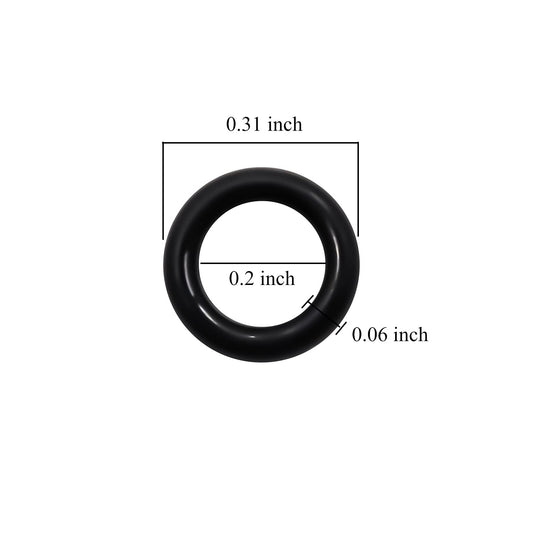 120Pcs Clear Rubber O-Ring Keyboard, O-Rings Keycaps, Switch Dampeners Keycap, for Cherry MX Key Switch Keyboards Dampers,White