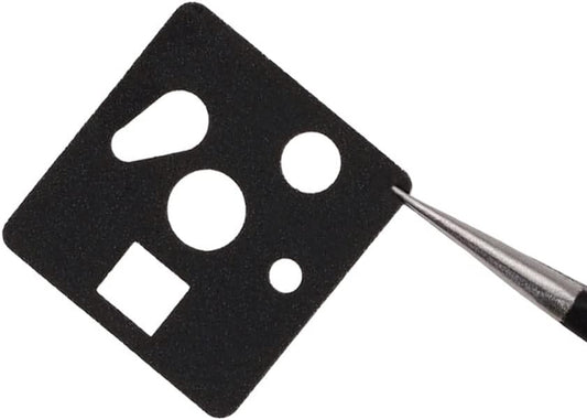 DUROCK Keyboard Switch Pads 0.5mm Poron Foam Swithes Pad Keyboard Switches Sound Dampeners for Hot Swap Mechanical Keyboards (Black, 120pcs)