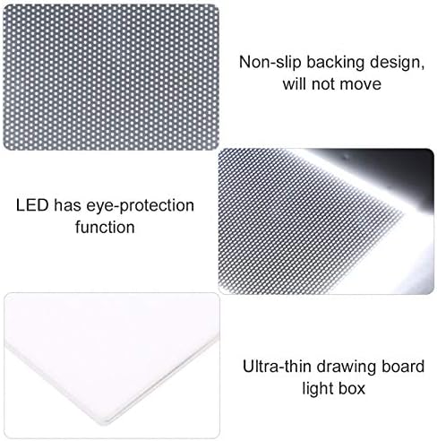 A6 Light Pad for Tracing, Ultra-Thin USB LED Light Box for Drawing, Sketching, Animation, and Diamond Painting, Dimmable Brightness Copy Board for Artists and Kids