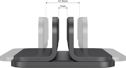 JOKItech Aluminum Laptop Stand, Sturdy and Adjustable, Compatible with Apple MacBook Pro/Air, Mac Mini, iPad Pro, Silver