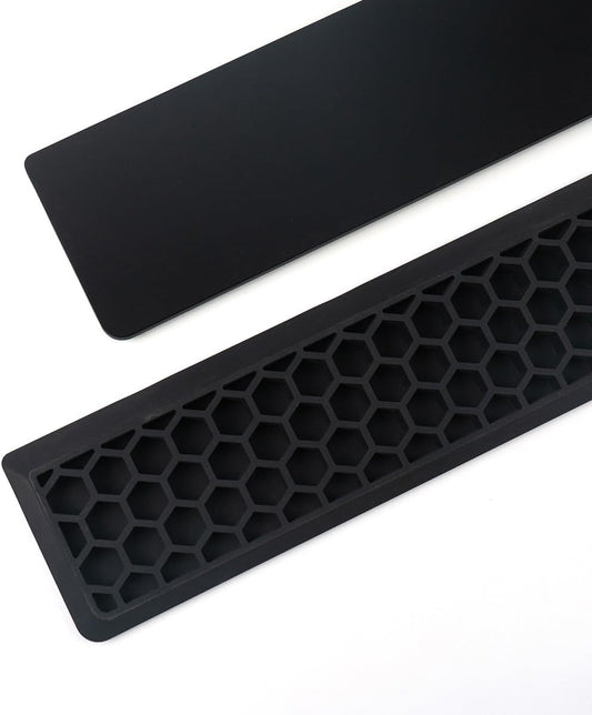 Ergonomic 75% Keyboard Wrist Rest-12.8" Silicone Non-Slip Keyboard Cushion, Computer Wrist Rest, Relief of Hand Pain(Grey)