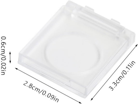 Hufopik 2PCS Diamond Painting Accessories Light Pad Switch Cover, Diamond Art Light Pad Touch Button Protector Cover for Light Pad, Light Table, Light Board,10PCS Back sticker, transparent