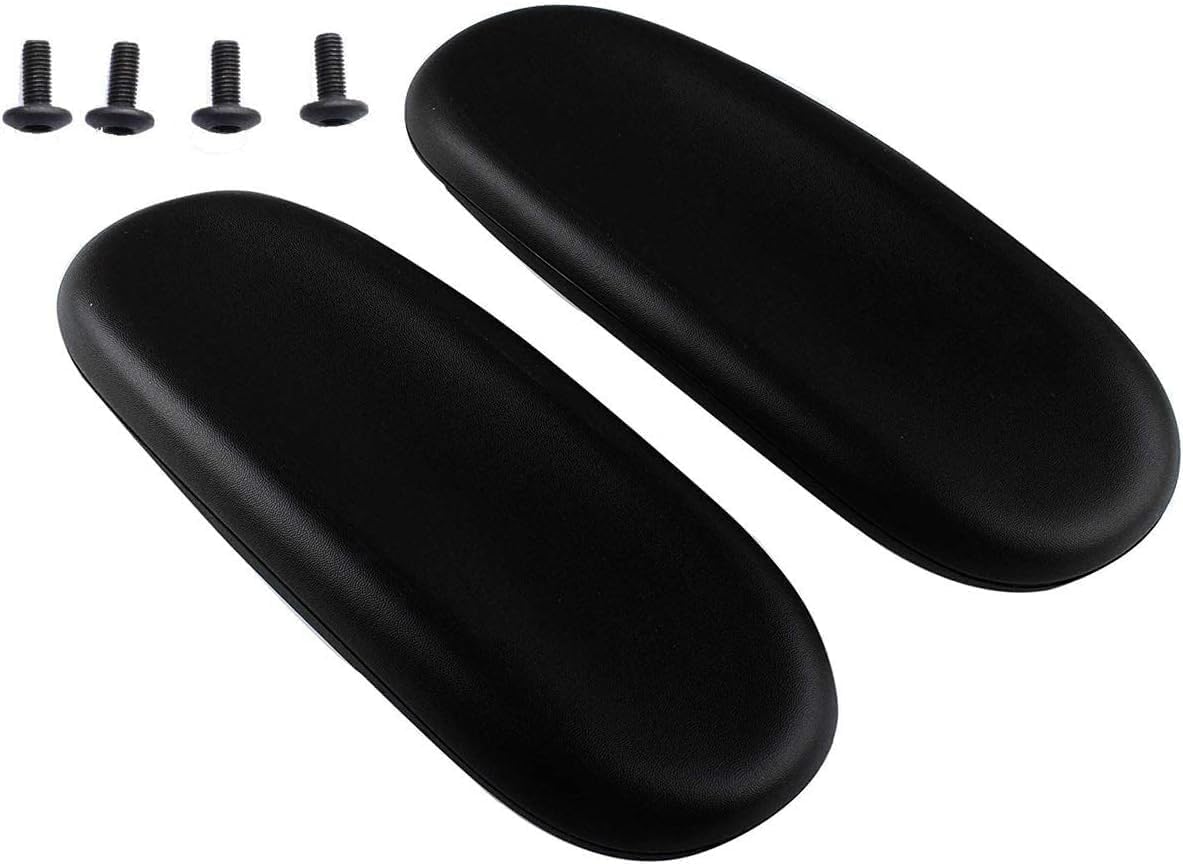 Ketofa Office Chair Arm Rest Replacement Fits All Styles of Arms with 4" Mounting Hole Patterns Screws Set Desk Armrest Cover(2Pack)