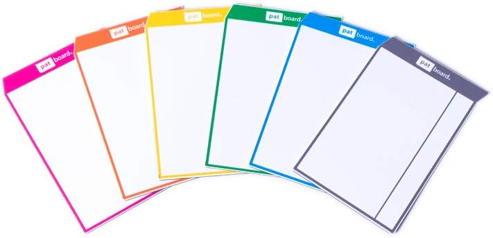 PATboard Scrum Board and Kanban Board - Magnetic Task Cards - S (Small) - Set of 16 - Orange