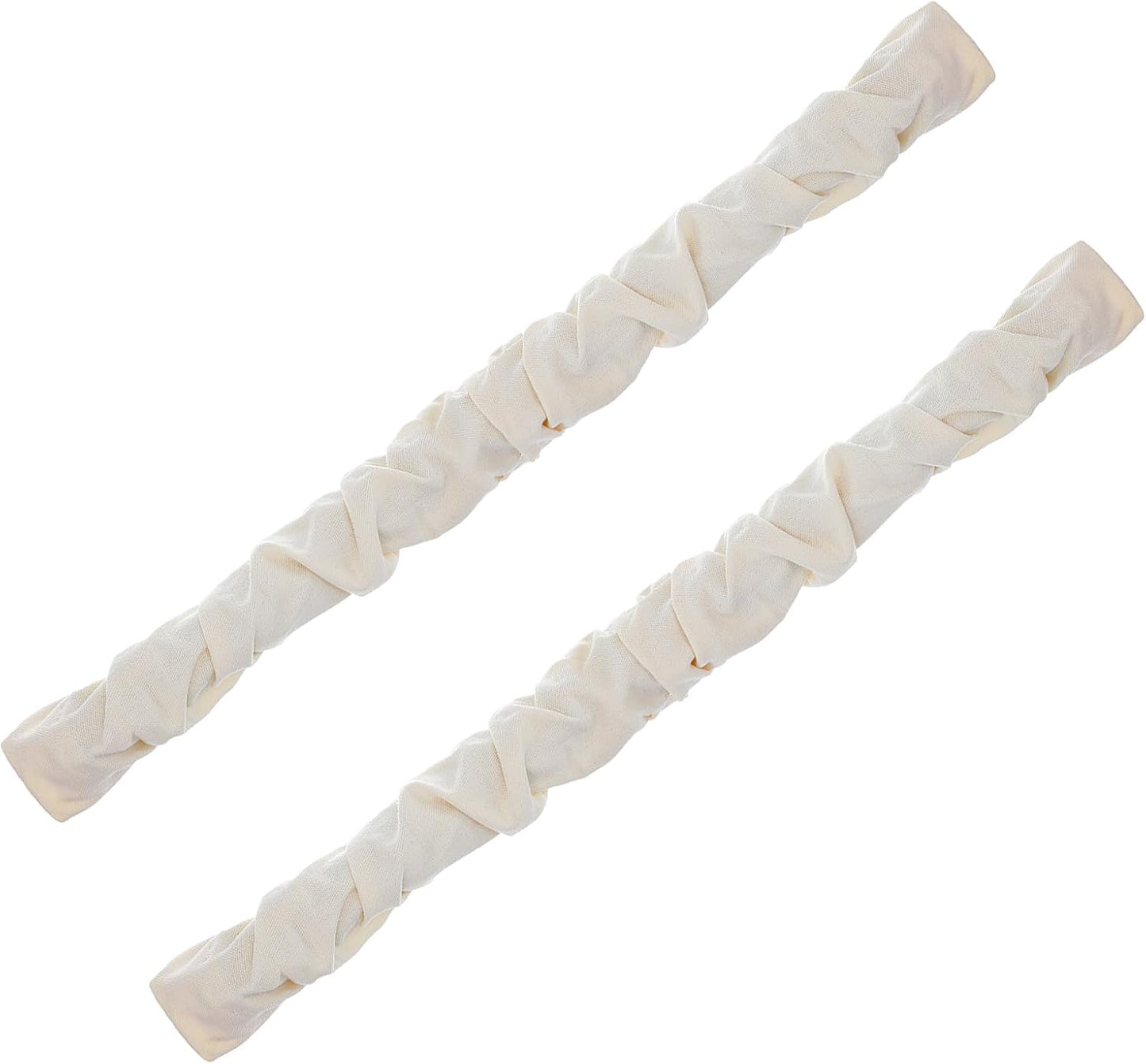 2 Pcs Fabric Cord Cover, 6 Feet Chandelier Chain Cover for Lighting Wires and Lamps, Easy Install Cable Management Solution, Beige