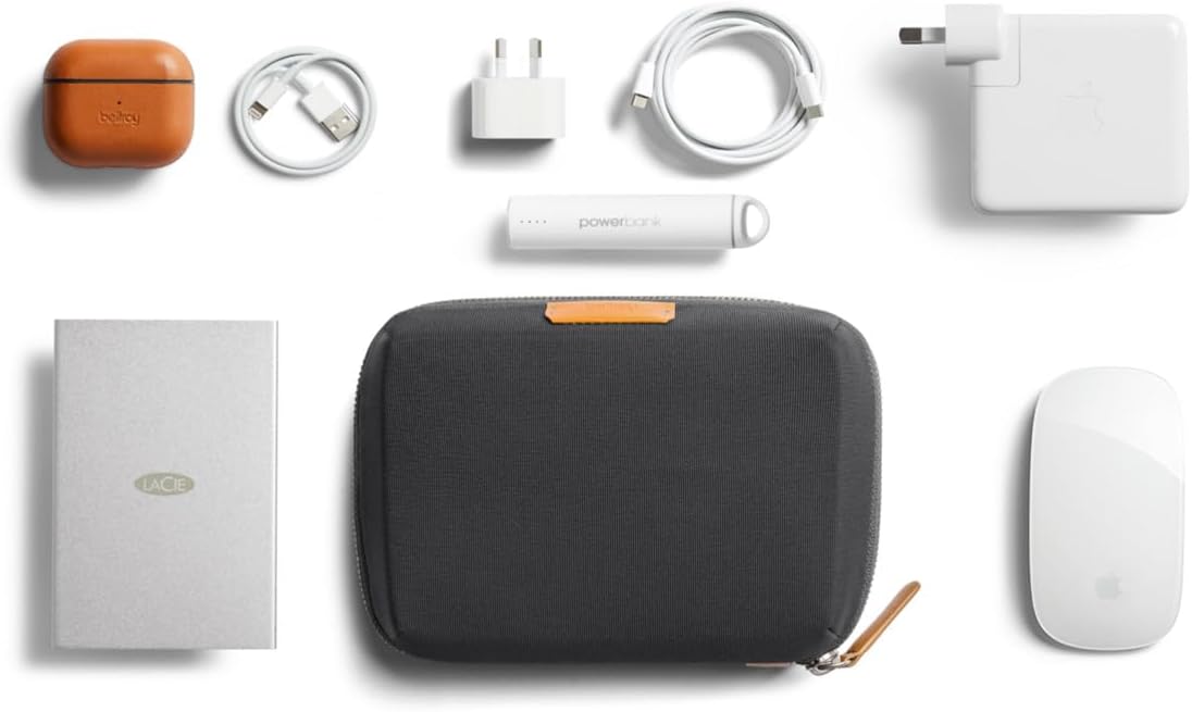 Bellroy Tech Kit Compact (Tech Accessories Organizer, Zipper Pouch) - Saltbush