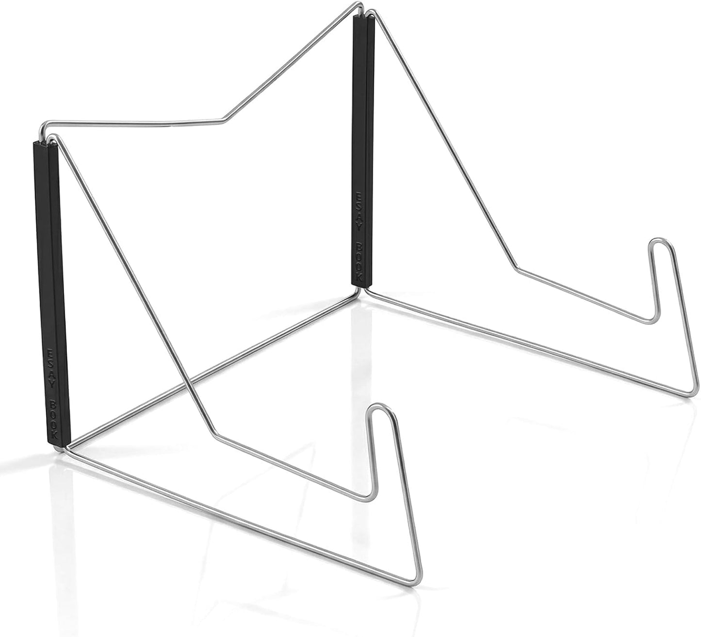 Book Stand for Reading - Fold-n-Stow Portable Book Stand, Metal Music Books Easel Display Holder for Display Pictures Photo Frames Books Decorative Plates Plaque Menu