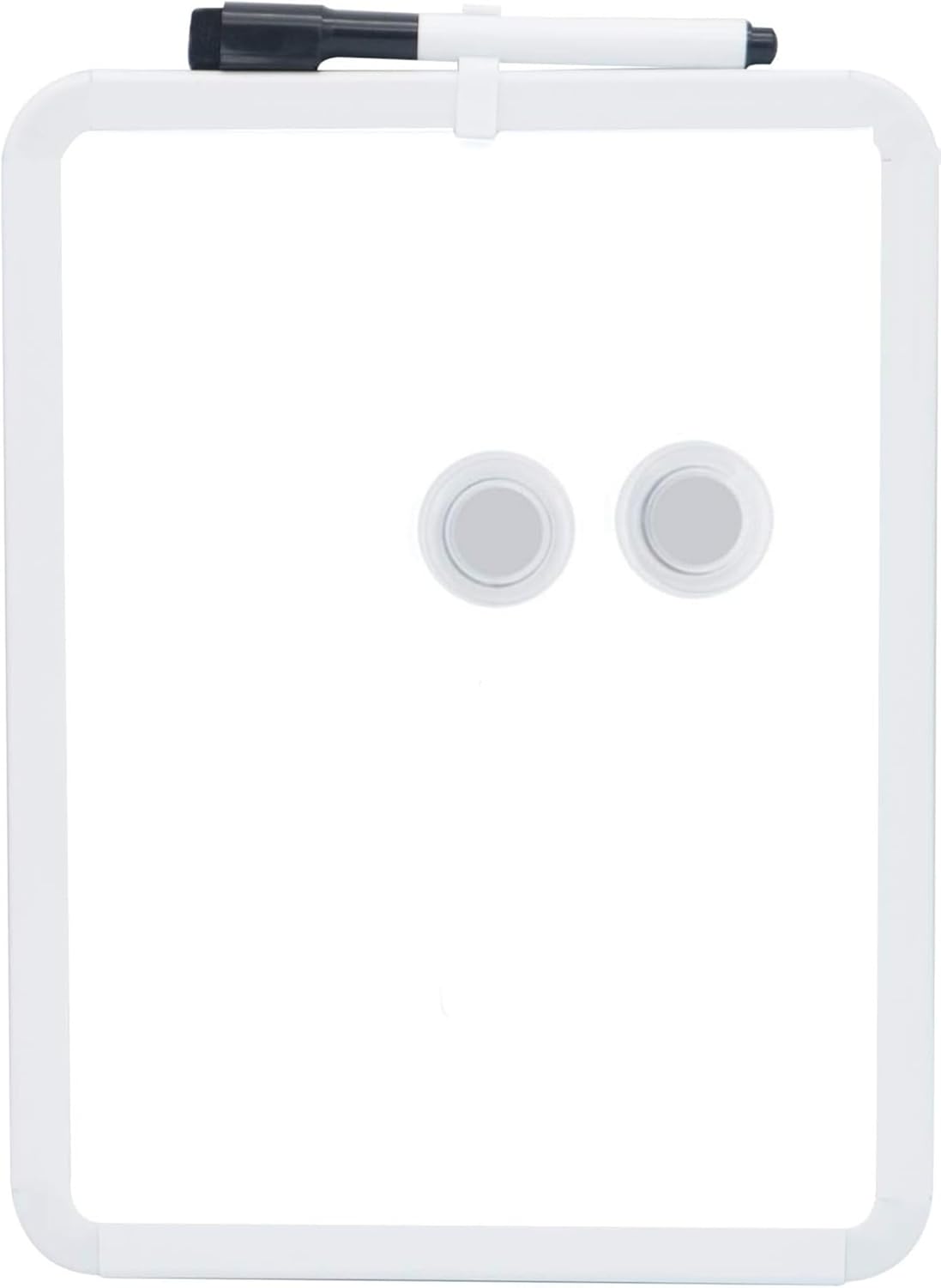 Magnetic Whiteboard with Marker and Magnets, 6" x 8",Small Whiteboard for Classroom, School Locker,Home, Office (Pink)
