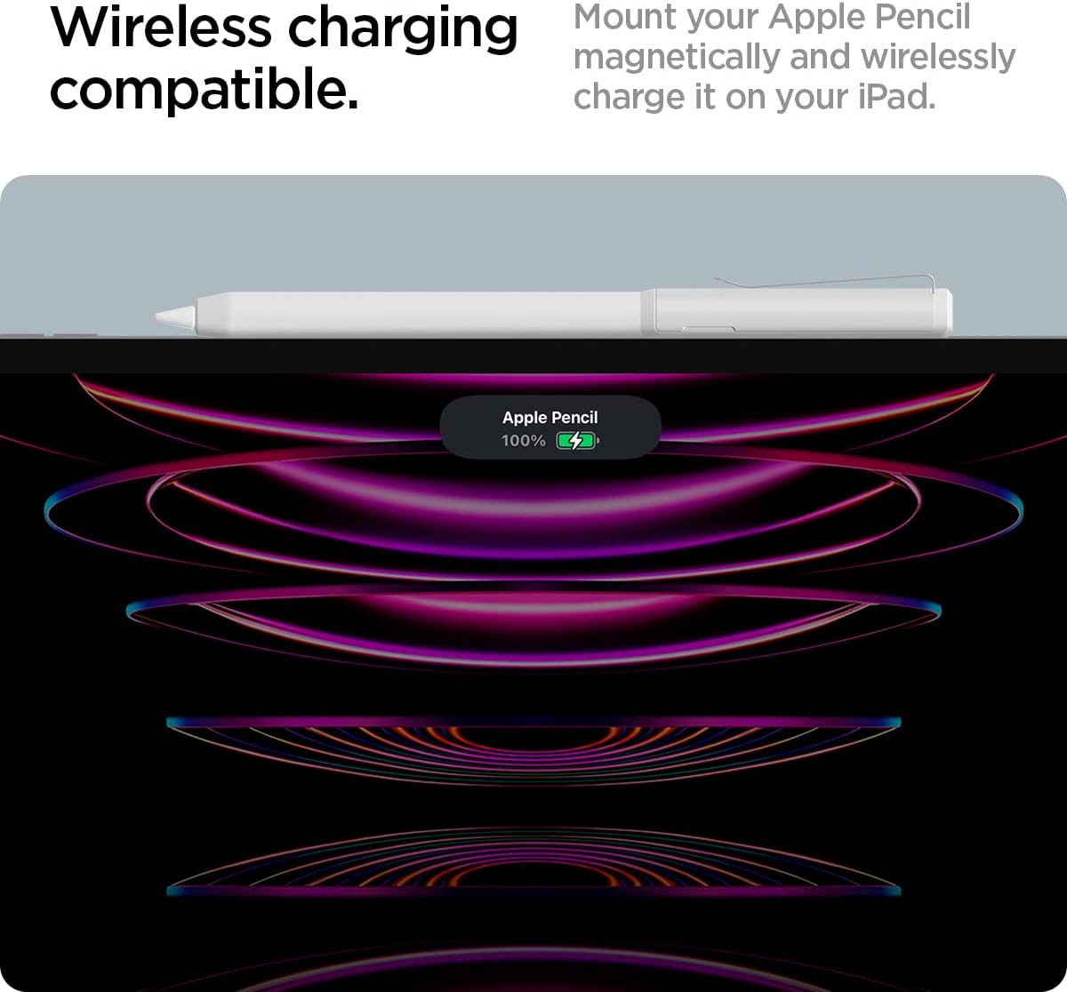 Spigen DA201 Apple Pencil Protective Case for Apple Pencil Pro and Apple Pencil 2nd Generation, Cover Sleeve with Clip and Grip, Compatible with Magnetic Charging and Double Tap - Black