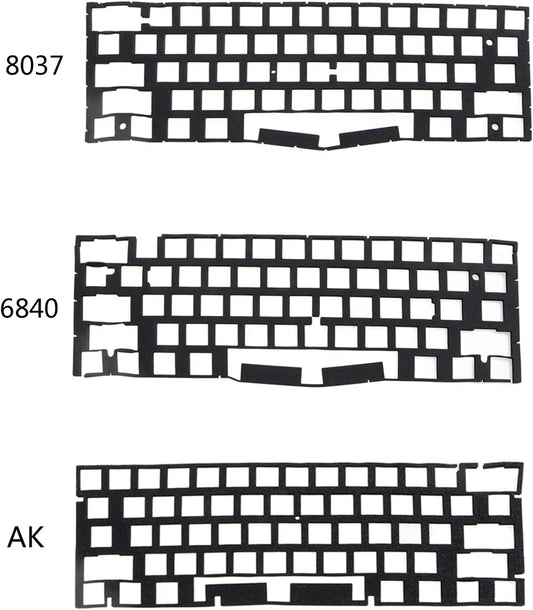 Switch Sound Dampeners Sheet Soft Landing Pads Foam Sponge Machenical Keyboard Pads (61 Layout 2Pieces) Pads