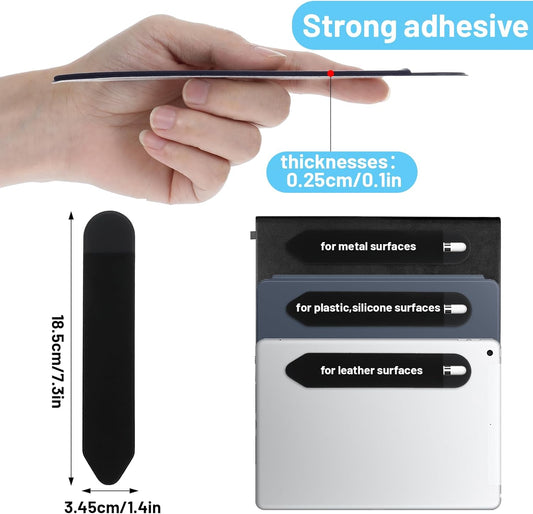 4PCS Universal Stylus Holder, Self-Adhesive Stylus Pen Case, Elastic Tablet Pen Holder for Various Types of Styluses