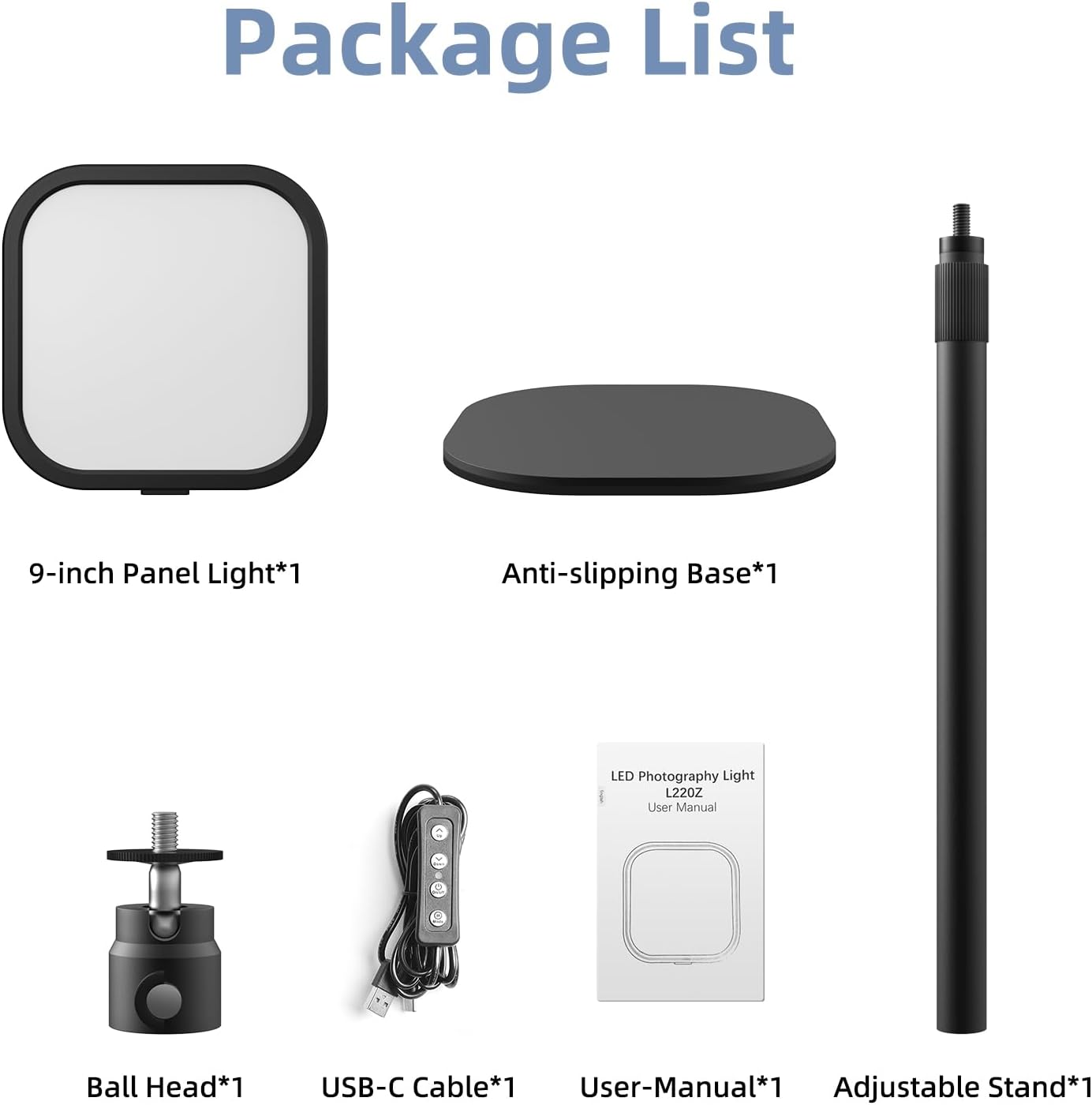ALTSON 10in Zoom Lighting for Computer, Full-Screen LED Video Conference Light, Desk Ring Light with Stand and Phone Holder for Video Call, Webcam, Home Office, Podcast, Online Meeting, Live Streaming