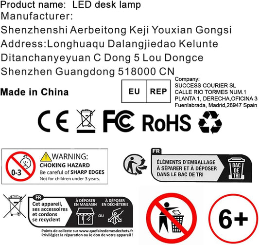 AILBTON Bright LED Desk Lamp with Clamp,Eye Caring Architect Led Desk Lights with Adjustable Swing Arm for Office Home,Dimming and Tempering Led Table Light