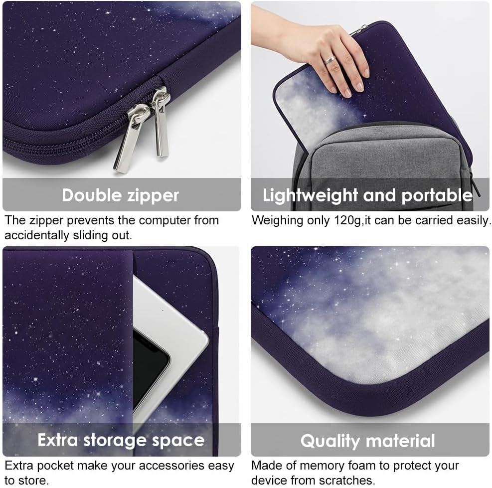 Laptop Sleeve for MacBook Neo/Air/Pro 13 inches A18/M5/M4/M3/M2/M1 Chip 2026-2020 A3404 A3449 A3240 A3113 with 2 Pockets Tablet Bag Case Accessories (Bright Pink)