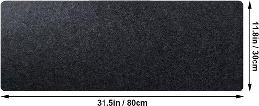 CHuangQi Gaming Mouse Pad, Felt Desk Mat for Laptop Keyboard, 3.0mm Felt Office Table Protector, Non Slip No Crease