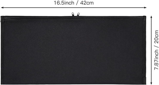 Keyboard Bag Case Sleeve Pouch for Universal Keyboard, Logitech/Razer/Das/Havit/Apple Magic Keyboard Protector, Wireless/Wire Computer/Gaming PC Keyboard Dust Cover-Black