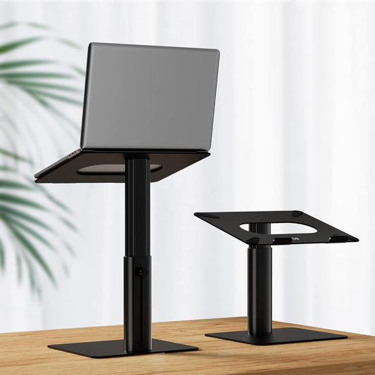 BESIGN LSX6N Laptop Stand, Ergonomic Adjustable Notebook Riser, Computer Holder, Laptop Mount Compatible with 10-15.6" Laptops, Black