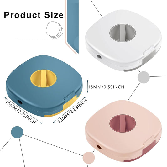 9 Pieces Retractable Cable Management Charging Cord Organizer Phone Holder Retractable Cable Reels Small Case for USB Headset Cord Mouse Wire Charger(Multi Color)