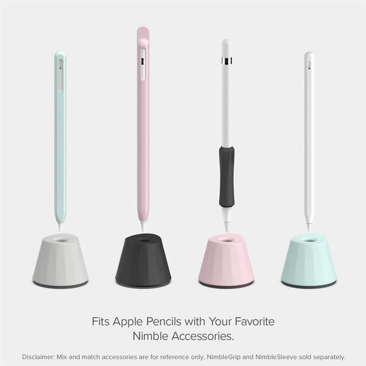 UPPERCASE Designs NimbleStand Vertical Stand Compatible with Apple Pencil with/without Sleeve or Grip (Onyx Black)