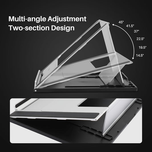 HUION ST200 Adjustable Drawing Tablet Stand Laptop Stand for 10-16inch Laptop, Tablet, Drawing Monitor