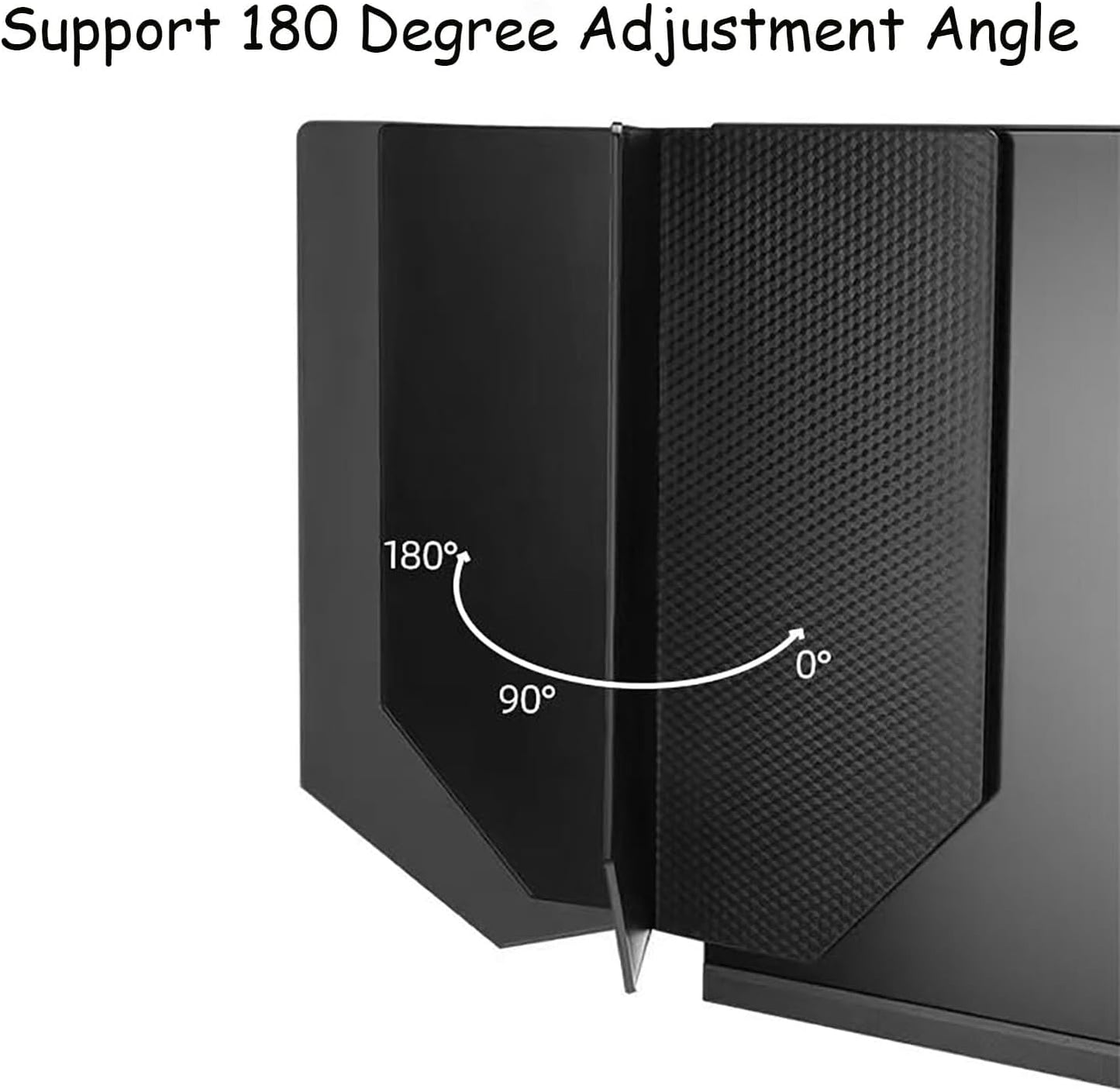 Monitor Hood Sunshade, 24-32 inch Universal Light Shield, Adjustable Monitor Hood, Black