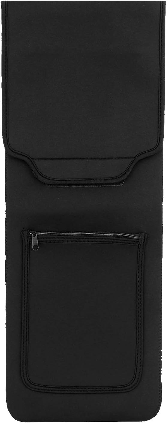 Keyboard Neoprene Sleeve Case(up to 18 Inches), with Wireless Mouse Storage & Cable and Charger Pouch (Black)
