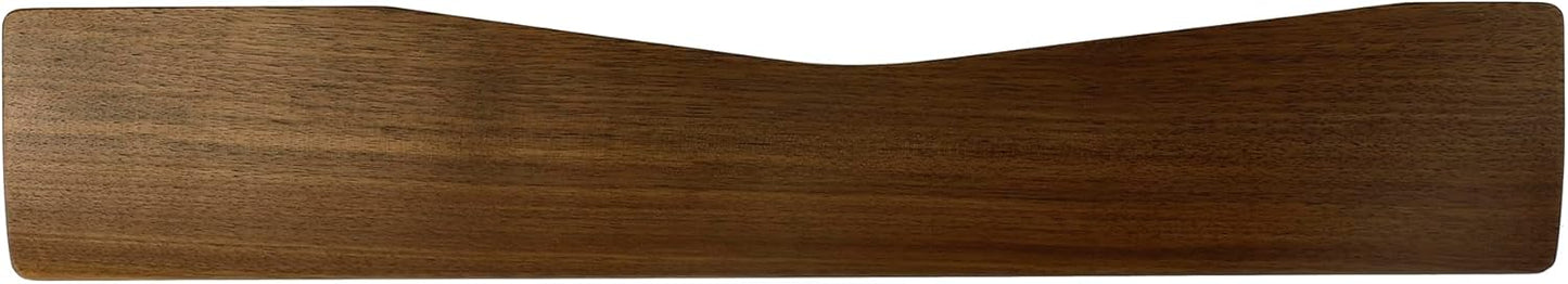 YMDK Wooden Wrist Rest Solid Wood Walnut for Keychron Q13 Pro Mechanical Keyboard