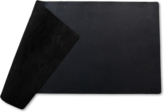 Genuine Leather Desk Pad, Office Desk Mat, Large Desk Blotter, Desk Protector, and Mouse Pad – 31.5" x 15.75" (1.8-2.0 mm) Mocha, Waterproof, Premium Quality for Desk Surface Protection and Comfort.