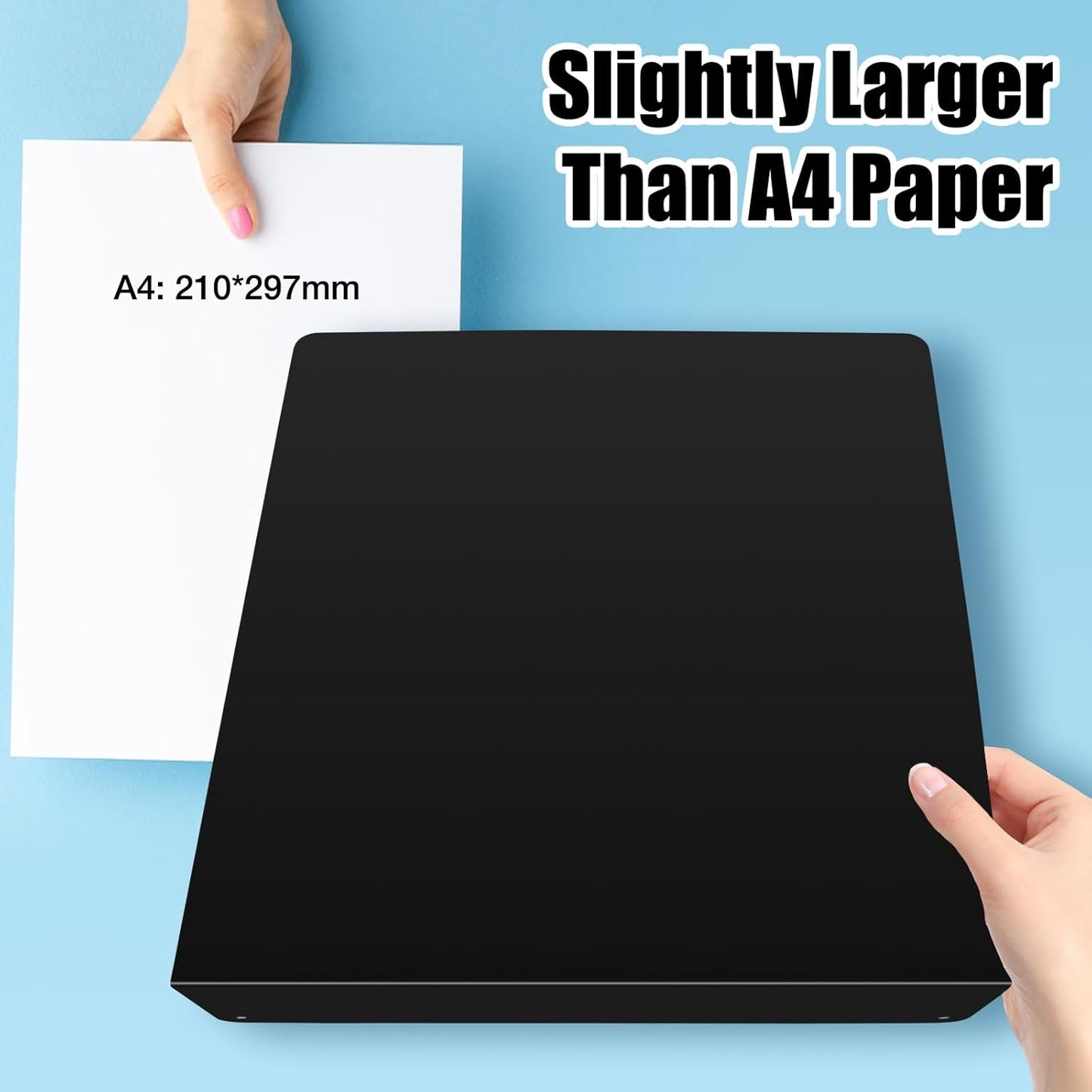 2 Pack Magnetic Bulletin Board Set, Magnetic Display Board, Small Desktop Magnet Stand, Contains Pen & 12 Magnet Clasps, for Home, School, Kitchen, Office Notice Display 12.6×11×2.6 inches