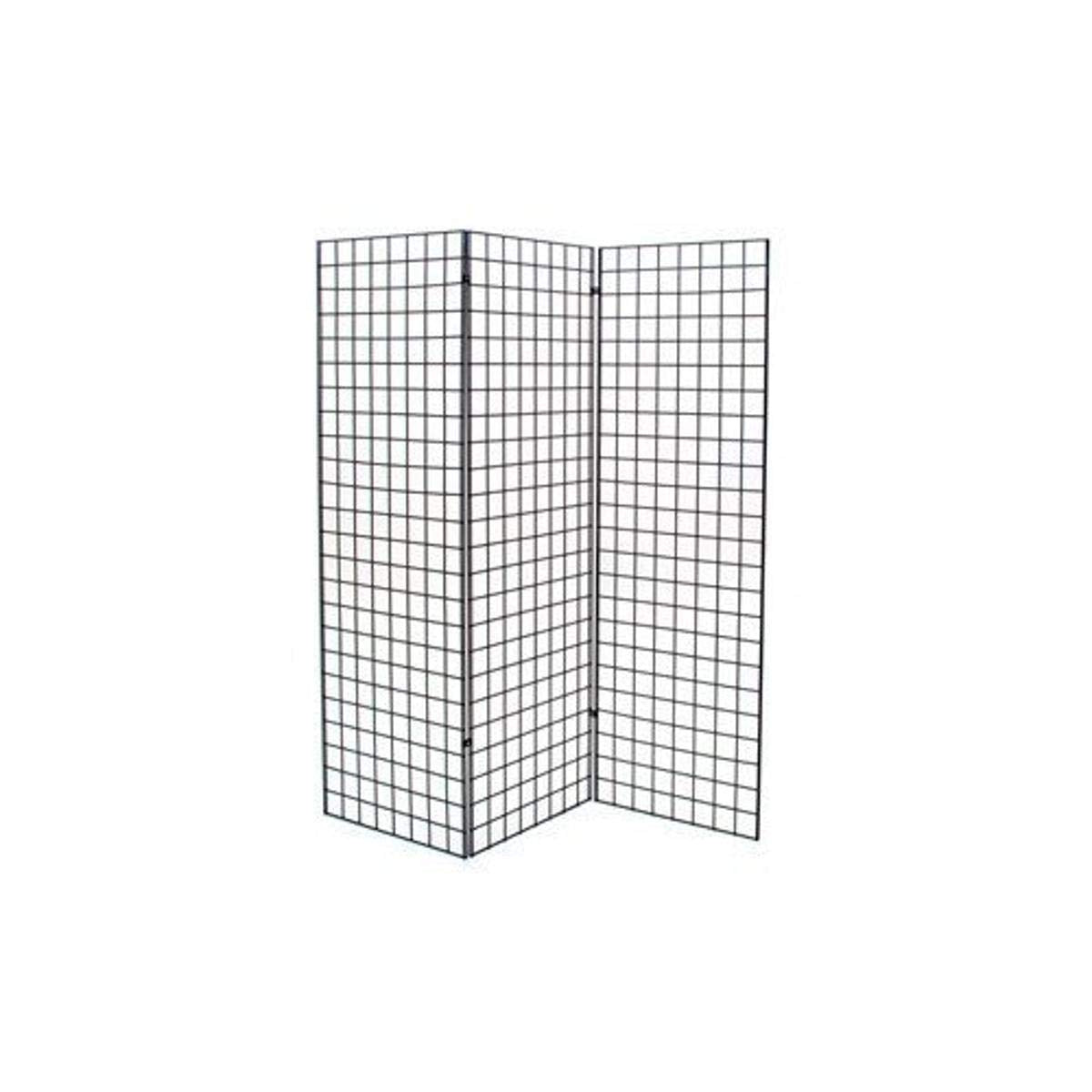 Grid #1900B (3PCS) + 1904B (6PCS) New Retails Black Finished Z Unit with Three 2' X 6',6 Panels