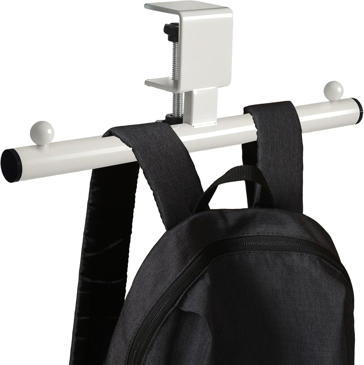 Geelin 1 Pcs White Heavy-Duty Bag Hook for Desk or Table Bag Hanger Backpack Holder Purse Hook Table Handbag Hanger Organizer Storage Under Desk for Office Classroom Dorm Accessories