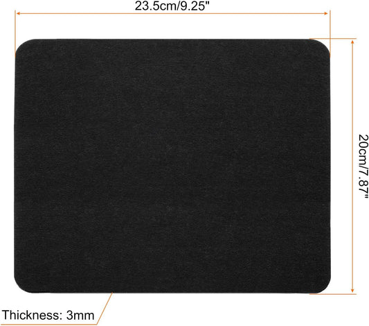 PATIKIL 9"x8" Mouse Pad, Felt Dual Side Soft Desk Pad Writing Mat for Office Home, Light Gray