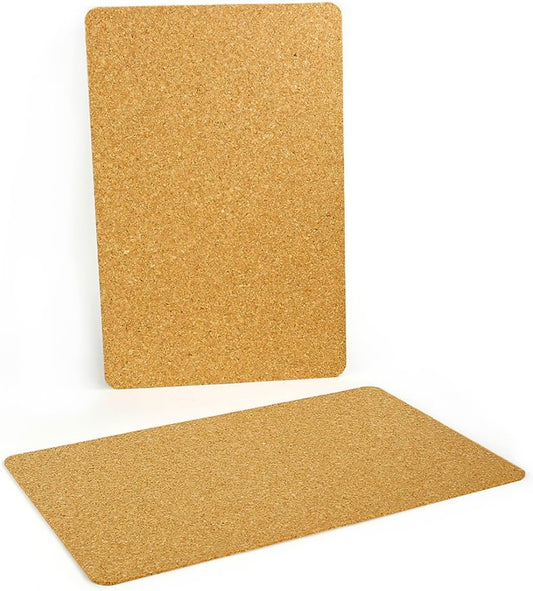 Hygloss Cork Sheets - 12 x 18-Inch - 3 mm Thick Cork Sheets , 2 Sheets
