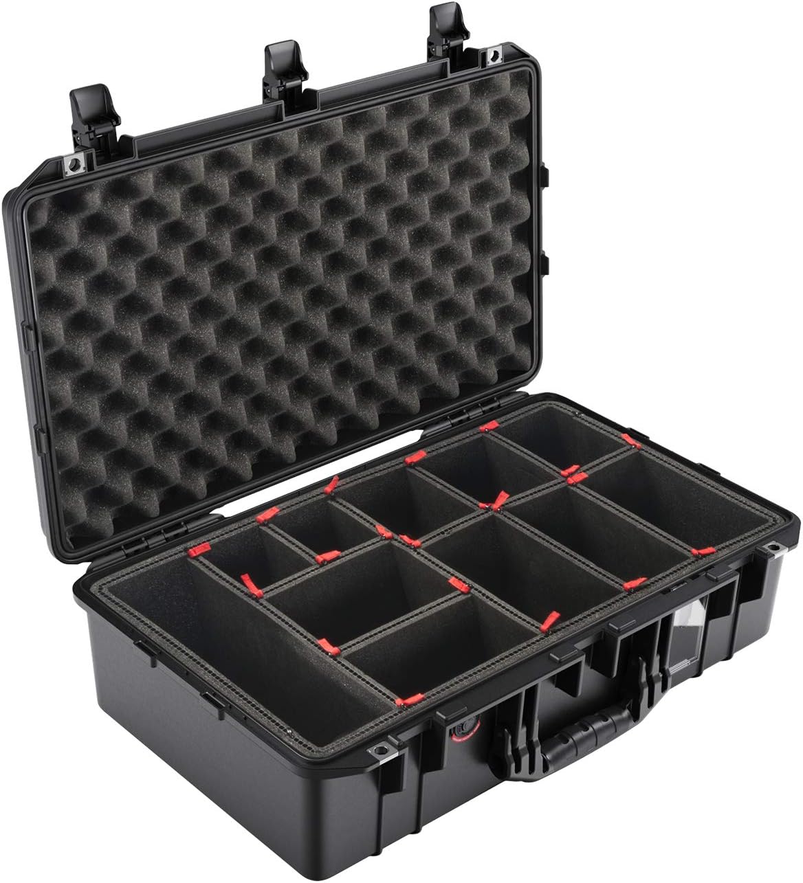 Pelican Electronic Organizer Travel Case - Portable Storage Bag with Multiple Storage Mesh Pockets for Cables, Chargers, Power Bank, AirPods - Black