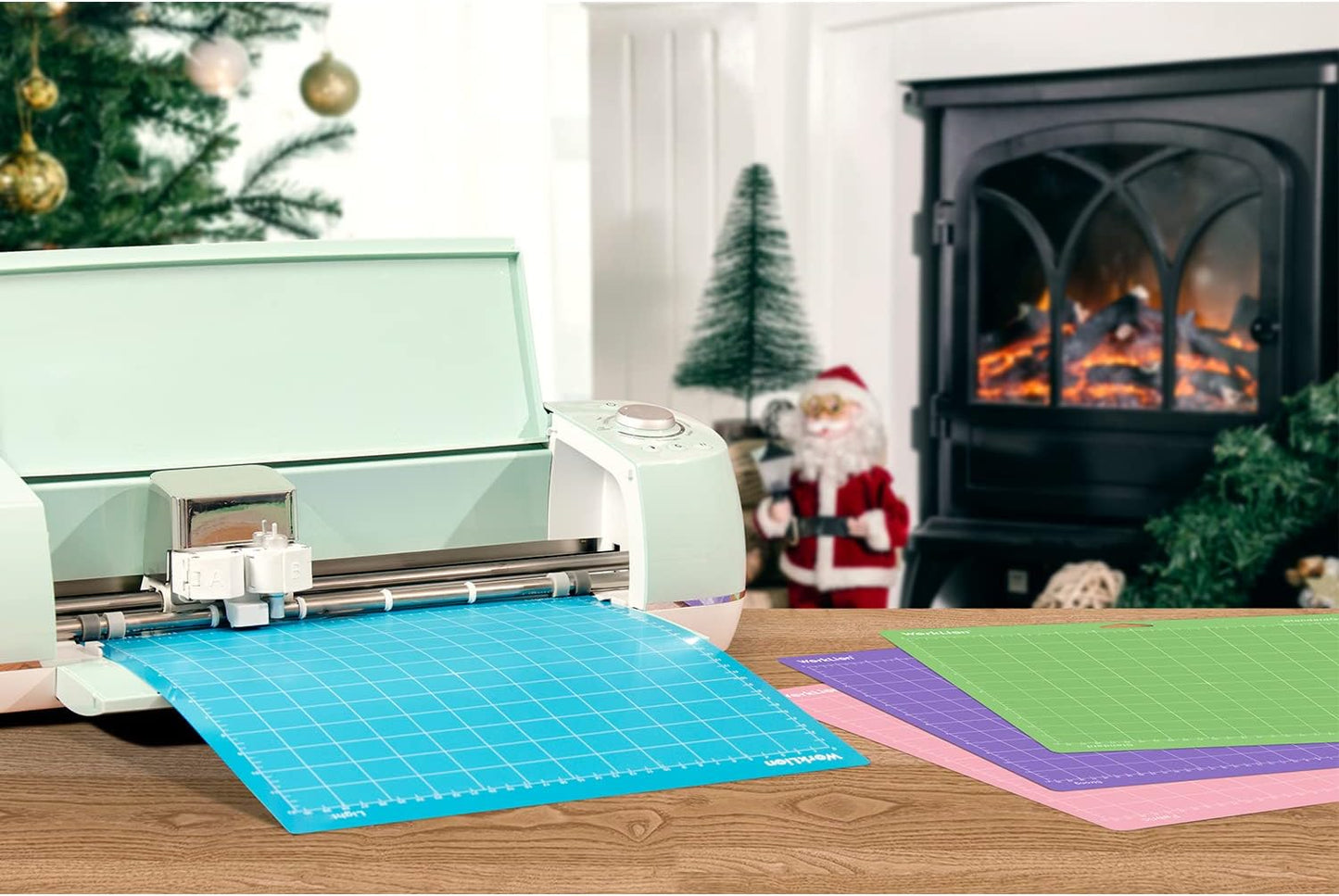 WORKLION Cutting Mat 12x12 Compatible with Maker/Maker 3/Maker 4/Air 2/Explore 3/4, Variety Sticky(Standard,Light,Strong) Vinyl Mat(3Pack) Accessories