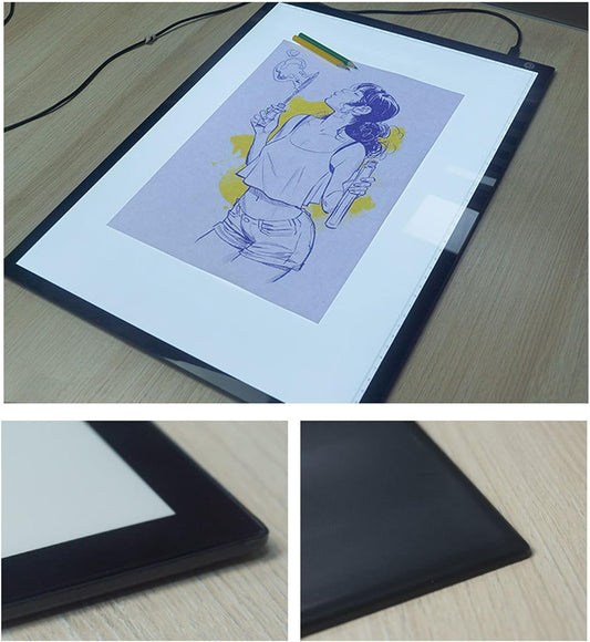 Light Board A3, 16.6×12.6 INCH Large Light Pad Stepless Dimming 12000K LED USB Powered Fatigue Relief Light Board, for Tracing Sketch Drawing Animation