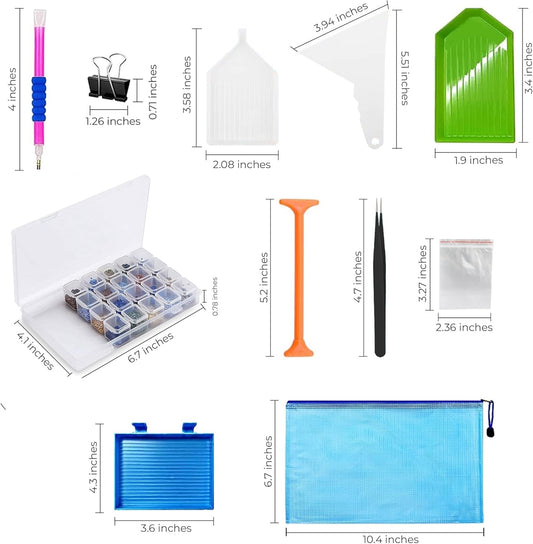 iVyne Rechargeable A3 Light Pad for Diamond Painting - LED Light Board for Weeding & Tracing - Diamond Art Light Pad - Ultra-Thin & Portable - Perfect for Artists & Crafters - Blue