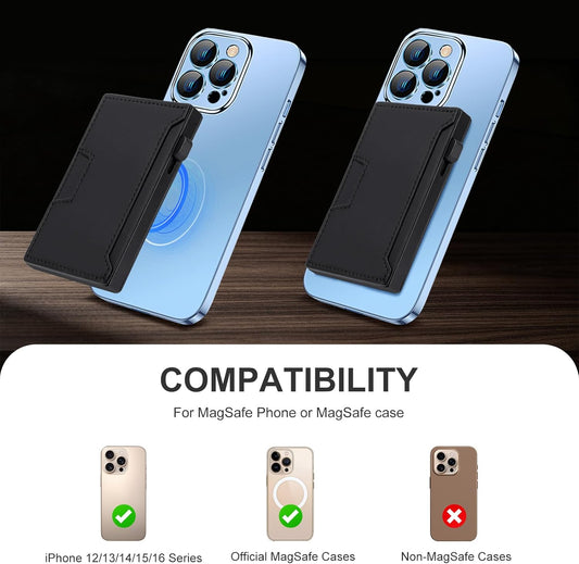 BAIGIO Airtag Wallet for Men, Slim RFID Bifold Wallet with Detachable Magnetic Pop Up Card Holder & AirTag Holder, Smart Minimalist Wallets for 10 Cards, Cash Slot & ID Window, Gifts for Men