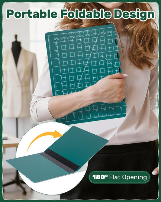 Self Healing Cutting Mat, 17" x 23", Double-Sided Rotary Cutting Mat for Sewing, Quilting, Scrapbooking & Craft, Large Craft Cutting Board for Hobby Use(A2)
