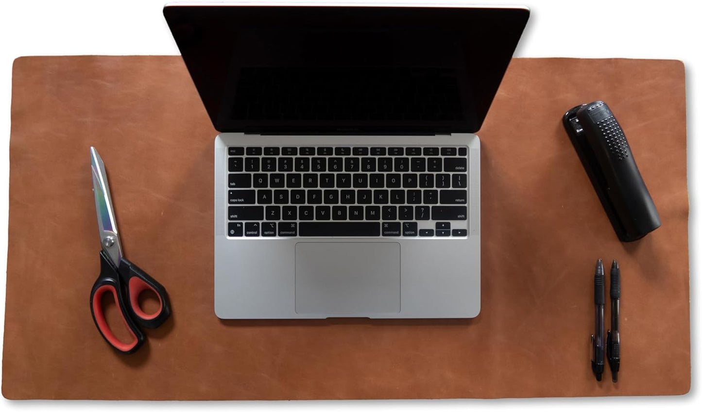 Genuine Leather Desk Pad, Office Desk Mat, Large Desk Blotter, Desk Protector, and Mouse Pad – 31.5" x 15.75" (1.8-2.0 mm) Mocha, Waterproof, Premium Quality for Desk Surface Protection and Comfort.