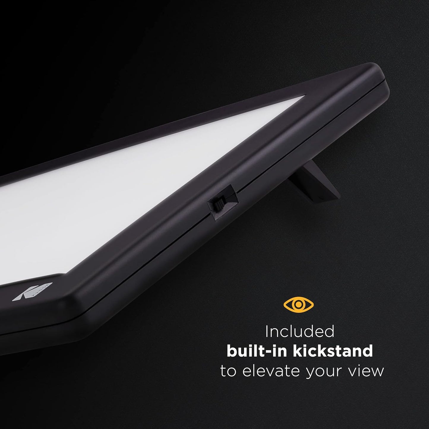 KODAK LED Light Box - 8" x 6", USB/AAA Battery Powered - Slide Viewer & Film Scanning - Flicker-Free Light Pad & Tracing Pad for Drawing - Glare-Free LED Illumination for Product Photography