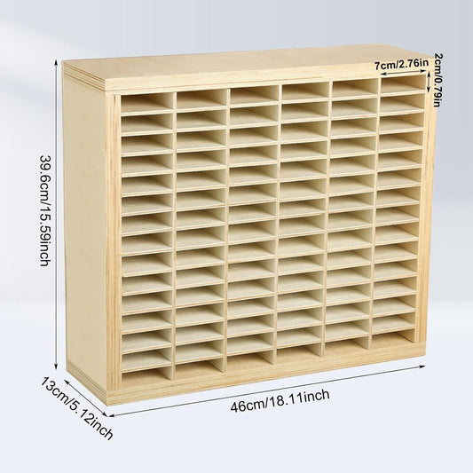 DoubleFill Wooden Marker Organizer for 360 Marker Storage Art Pens Storage Rack Watercolor Brushes Pens Color Pencils Organizer Holder for Desk