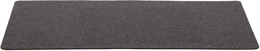 Graf Lantz Mosen Medium Merino Wool Felt Desk Pad, Luxury Non-Slip Desk Mat, Blotter for Office and Home, 24W x 12H, Charcoal