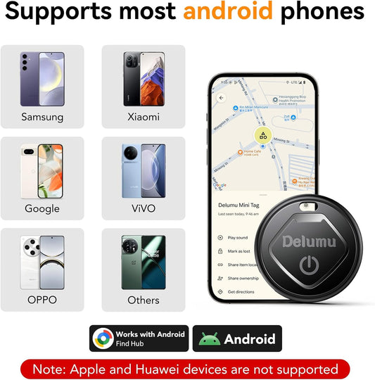 Air Tracker Android, 2026 New Smart Tags-4 Pack Android Tracker for Google'S Find Hub App, Bluetooth Tracker Keys Finder and Item Locator & GPS Trackers for Keys,Luggages,Wallet, IP67