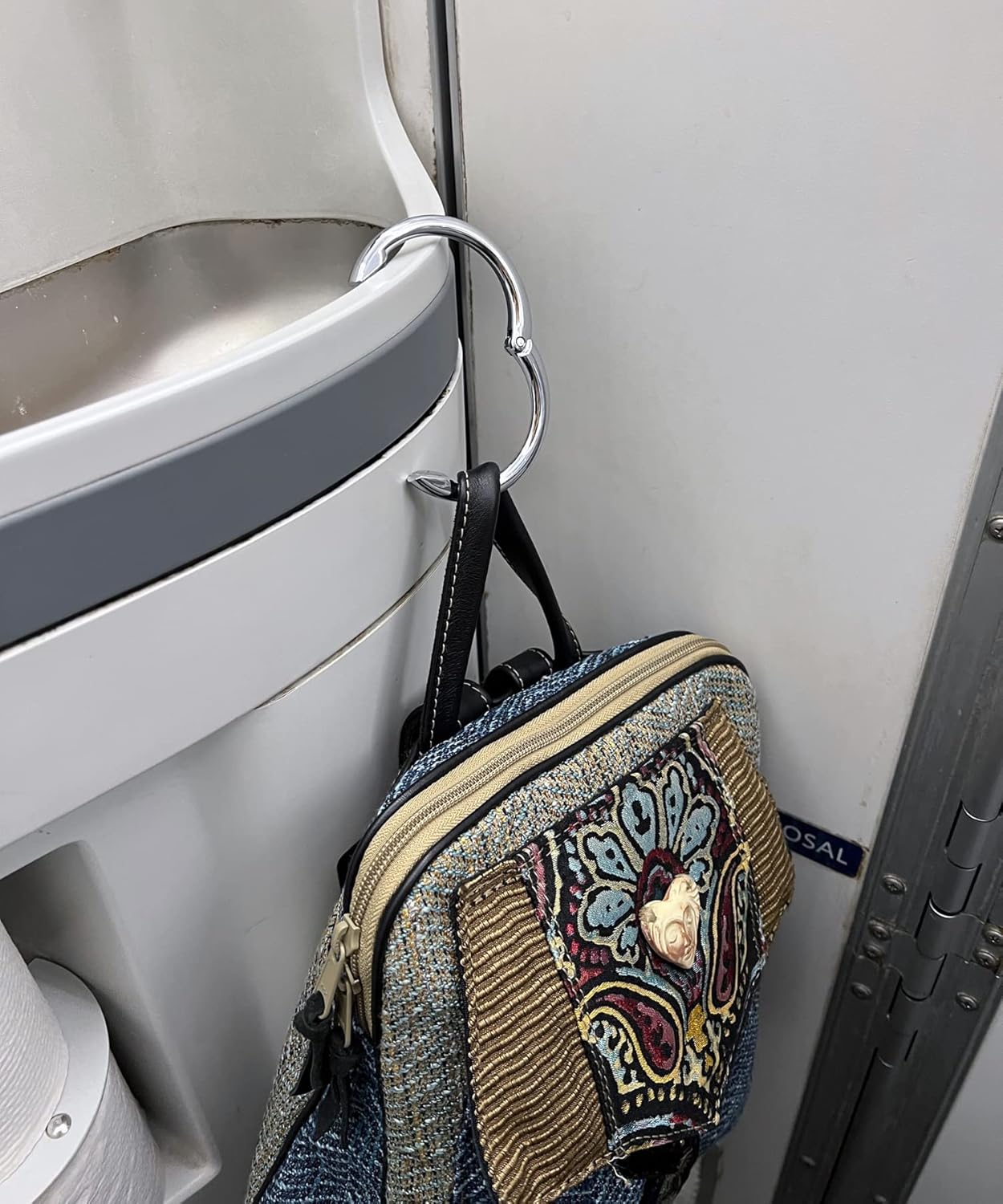 Clipa Bag Hanger - The Ring that Opens Into a Hook, Closes Automatically | Hangs Almost Anywhere in Just 1/2" of Space | Holds 33 lbs | 9 Styles | 3 yr Warranty