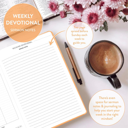 Christian Planner 2026 Daily Planner - Faith Based Monthly and Weekly Planner, Vision Board, and Habit Tracker - 2026 Calendar, Personal Organizer and Devotional Journal (Hardcover, Pine)