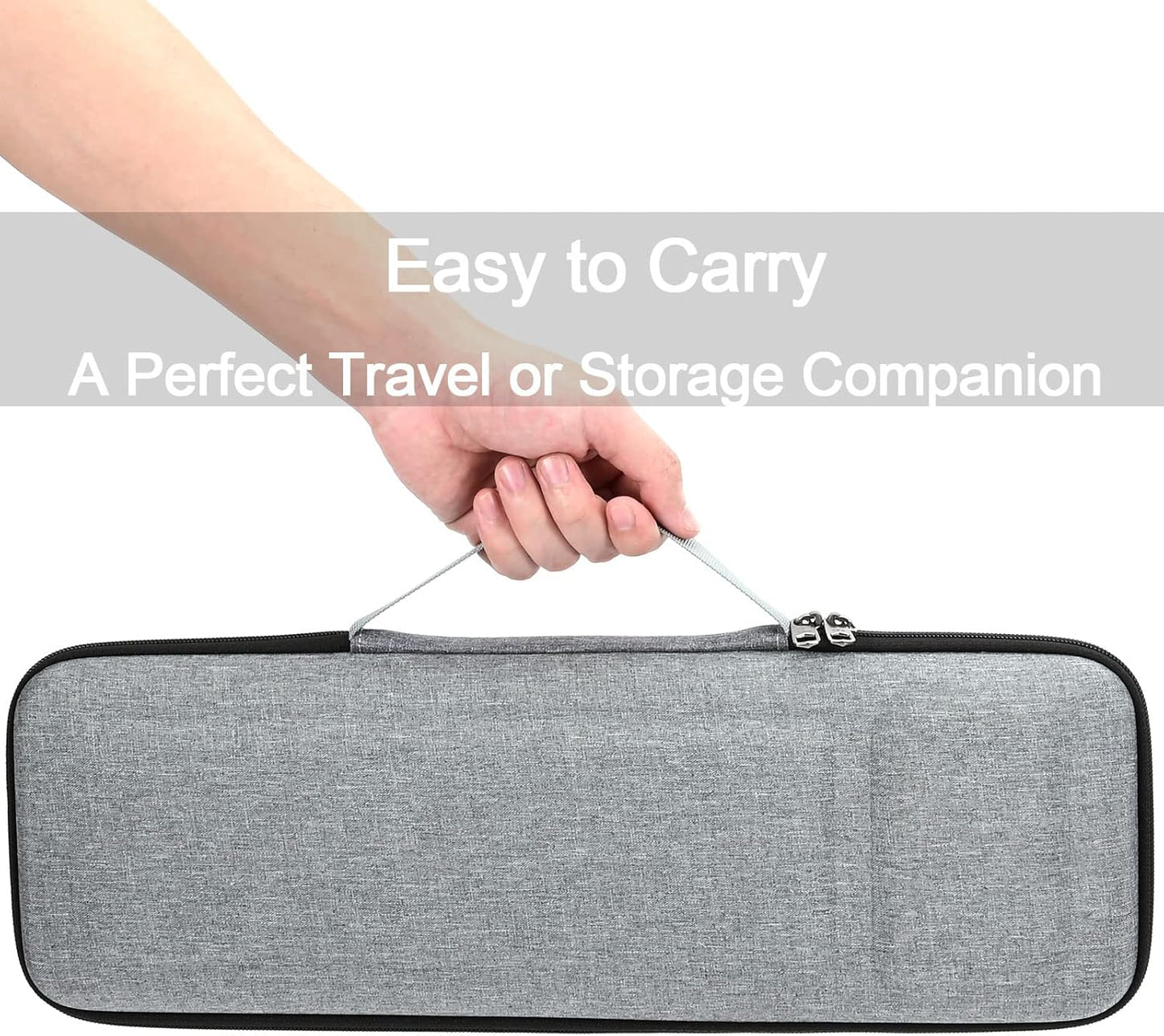 RAIACE Hard Storage Case Compatible with Apple Magic Keyboard + Magic Mouse. (Case Only) - Black