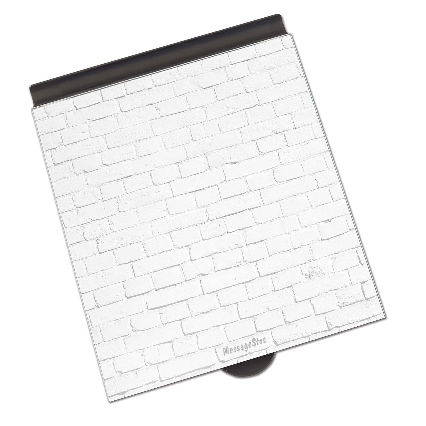ECR4Kids MessageStor Dry-Erase Glass Board Memo Station, Desk Organizer, Assorted