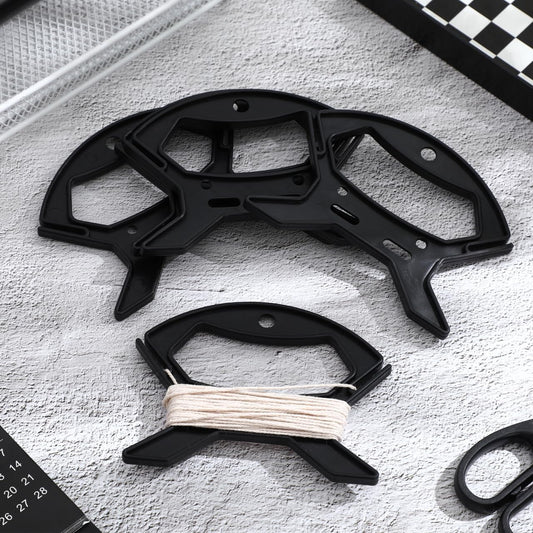 Garneck 10pcs Rope Winder: Cord Cable Organizer for Extension Cord Storage Rope Line Winder for Fishing Camping Outdoor Tools Portable Reusable String Wrap Black