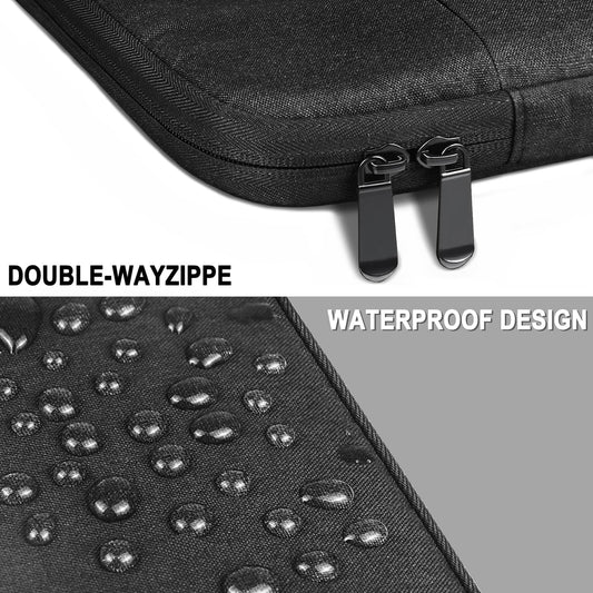 Laptop Sleeve 14 Inch, Water Resistant Traveling Computer Cover with Handle, Shockproof Protective Carrying Laptop Case Compatible for 14 Inch MacBook Air/Pro, HP, Dell, Asus, Lenovo, Black